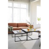 Rowico Temno rjava mizica s hrastovo mizno ploščo ø 70 cm Deerfield – | Shoptok.si