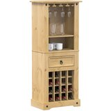 vidaXL Stalak za vino Corona 56 x 35 x 120 cm od masivne borovine Cijene