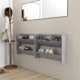 vidaXL Zidni ormarići 2 kom siva boja betona 80 x 18 x 60 cm iverica Cijene