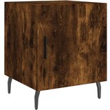 Maison Chic Nočna omarica - Nočna miza dimljeni hrast 40x40x50 cm inženirski les, (21689507) | Shoptok.si