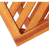  Stranska mizica trden akacijev les 45x33x45 cm, (20714497) | Shoptok.si