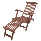 Garden Pleasure Rjav vrtni ležalnik iz masivnega lesa Phoenix – | Shoptok.si