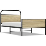 Maison Chic Posteljni okvir - Enojna postelja - Postelja za odrasle brez vzmetnice 107x203 cm sonoma inž. les-J10379, (21765688) Cene