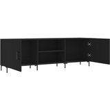 TV ormarić crni 150 x 30 x 50 cm od konstruiranog drva | shoptok.hr