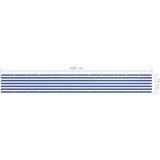 Balkonski zastor bijelo-plavi 75 x 600 cm od tkanine Oxford | shoptok.hr