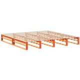 vidaXL Okvir kreveta bez madraca voštano smeđi 200x200 cm od borovine Cijene