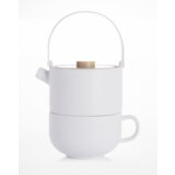Bredemeijer tea-for-one umea white with bamboo lid 142007 Cijene