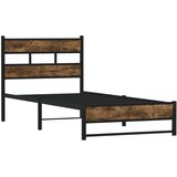  Metalni okvir kreveta bez madraca boja hrasta 100x200 cm | Eponuda.ba