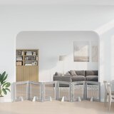  Vrata za pse s postoljem 6 pcs Siva sonoma 80 x 80 cm | shoptok.hr