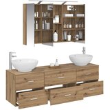  Set namještaja za kupaonicu 4 kom. Hrast artisan | shoptok.hr