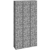 vidaXL Visoka greda gabion 3 kosi 30x30x200 cm železo Cene
