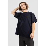 Carhartt WIP Chase T-shirt dark navy / gold Cene