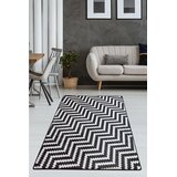 Conceptum Hypnose Tepih Zickzack, 80x150cm, Crno-bijeli | Eponuda.ba