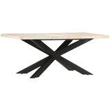 vidaXL Blagovaonski stol od izbijeljenog drva manga 180 x 90 x 76 cm | shoptok.hr