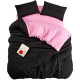 Mila Home Črna/rožnata posteljnina za zakonsko posteljo/podaljšana z rjuho/4-delna 200x220 cm Classic – | Shoptok.si