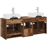  Set ormarića za kupaonicu 3 kom. Staro drvo 49,5 x 41 x 62,5 cm | shoptok.hr