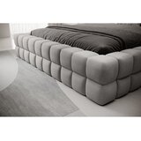 ELTAP Sivi tapecirani bračni krevet s prostorom za odlaganje s podnicom 180x200 cm Dizzle – | shoptok.hr