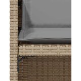  3-dijelni bistro set s jastucima miješane bež boje poliratan | shoptok.hr