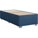  Krevet s oprugama i madracem plavi 100 x 200 cm od tkanine | shoptok.hr