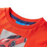  Dječja majica s dugim rukavima jarkonarančasta 128 | shoptok.hr