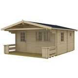 Male kuće Sauna kućica PEKKA 445 × 585 cm – bez završnog krovnog pokrova | shoptok.hr