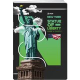 Play premium, sveska, 50 lista, City by night - odaberite motiv New York A4 Blanko