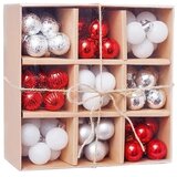  Božićne kuglice crvene i bele 3 cm 99/1 kom | Eponuda.com