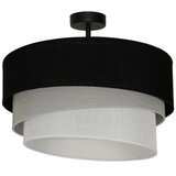  Duolla - plafonski luster TRIO 1xE27/15W/230V prečnik 45 cm crna/siva/bela | Eponuda.com