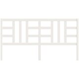  Posteljno vzglavje belo 206x4x100 cm trdna borovina, (20725588) | Shoptok.si