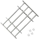 vidaXL Nastavljiva okenska rešetka s 4 prečkami 700-1050 mm, (21038025) | Shoptok.si