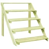 Stalak za biljke 80 x 80 x 80 cm od impregnirane borovine