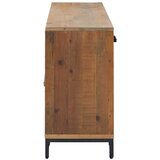  Komoda smeđa 110 x 35 x 70 cm od masivne borovine | Eponuda.com