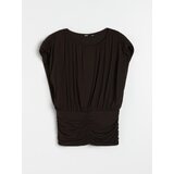 Sinsay Viskozna bluza s naborima | shoptok.hr