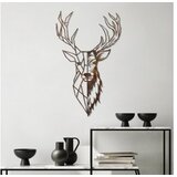 WALLXPERT Dekorativni metalni zidni pribor Rusty Deer 3 | ePonuda.com