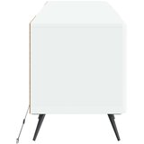  LED TV kabinet Bijela visokog sjaja Konstruirano drvo | shoptok.hr