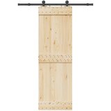  Gornja vodilica za klizna vrata 152 5 cm čelični crni | shoptok.hr
