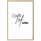  Plakat - Cup of Coffee 40x60 Zlatni okvir s margom | shoptok.hr