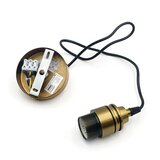  Visilica na sajli HECTOR 1xE27/15W/230V, bela/mesing, fi 14 cm | Eponuda.com