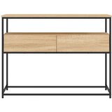  Konzolni stol boja hrasta sonome 100x40x75 cm konstruirano drvo | shoptok.hr