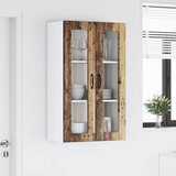  Zidni stakleni ormarić Lucca Staro drvo 60 x 31 x 100 cm | shoptok.hr