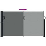 vidaXL Uvlačiva bočna tenda 120 x 600 cm antracit | shoptok.hr