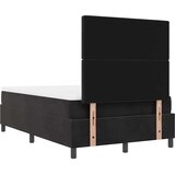  Krevet s opruga kutije s uzglavljem Crna 200 x 120 cm Baršun | shoptok.hr