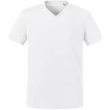 RUSSELL Men's Pure Organic V-Neck T-Shirt