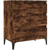 Maison Chic Komoda - Predalnik dimljeni hrast 60x35x70 cm inženirski les, (21718556) Cene