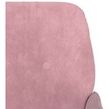  Klupa ružičasta 108 x 79 x 79 cm baršunasta | shoptok.hr