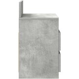  Noćni ormarići 2 kom s 2 ladice betonsko sive boje 40x33x60 cm | shoptok.hr