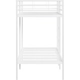 vidaXL Krevet na kat bez madraca bijeli 90x200 cm čelik | shoptok.hr