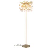 Globo 64138SG - Podna lampa QUEENA 5xE14/40W/230V zlatna | Eponuda.com