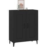  Komoda črna 69,5x34x90 cm konstruiran les, (20654657) | Shoptok.si