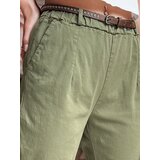 DStreet Spodnei damskie chinosy z paskiem RELCIX khaki | shoptok.hr
